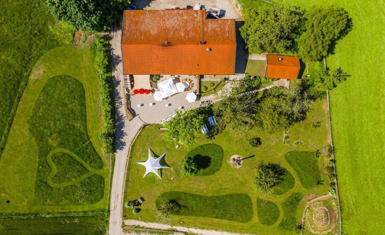 Pitzlloch Grabenstätt – Luftaufnahme Drohne Chiemgau